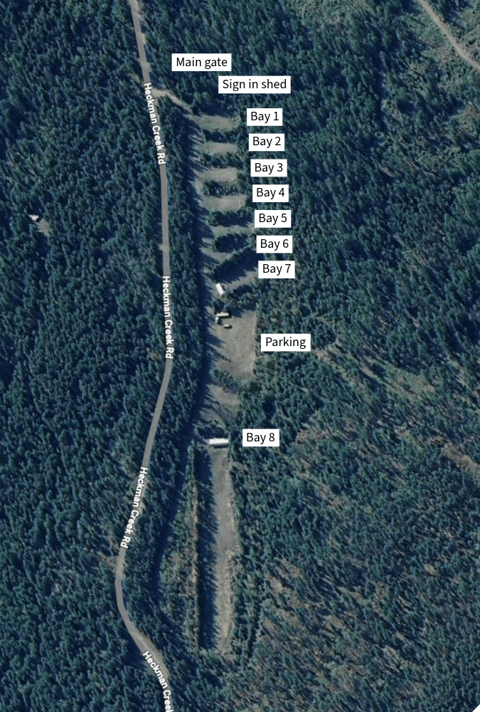 Cherryville & District Community Shooting Range Map